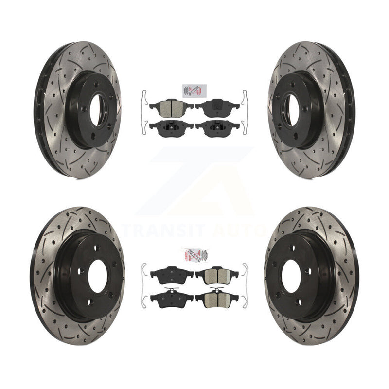 Transit Auto KDA-100942 Disc Brake Kit for 2012-2018 Ford Focus - Front and Rear product image