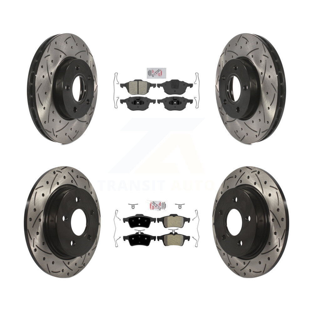 Transit Auto KDA-100943 Disc Brake Kit for 2012-2018 Ford Focus - Front and Rear product image