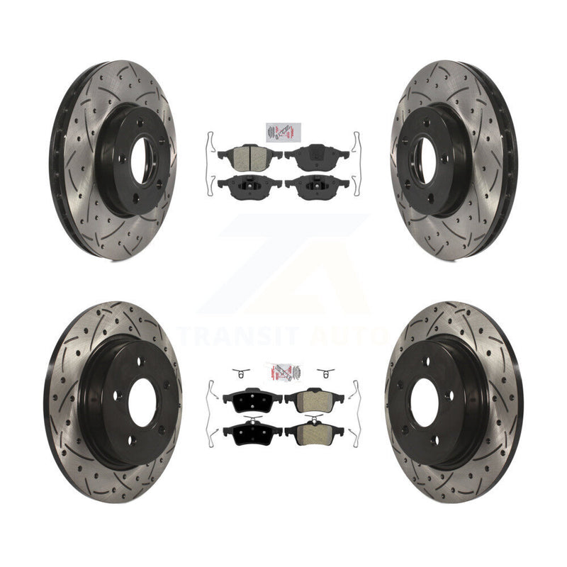 Transit Auto KDA-100943 Disc Brake Kit for 2012-2018 Ford Focus - Front and Rear product image