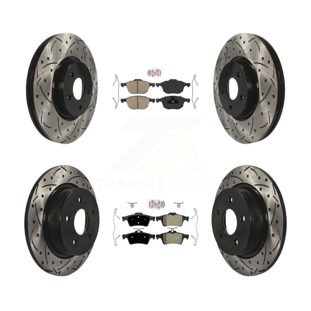 Transit Auto KDA-100948 Disc Brake Kit for 2014 Ford Transit Connect - Front and Rear product image