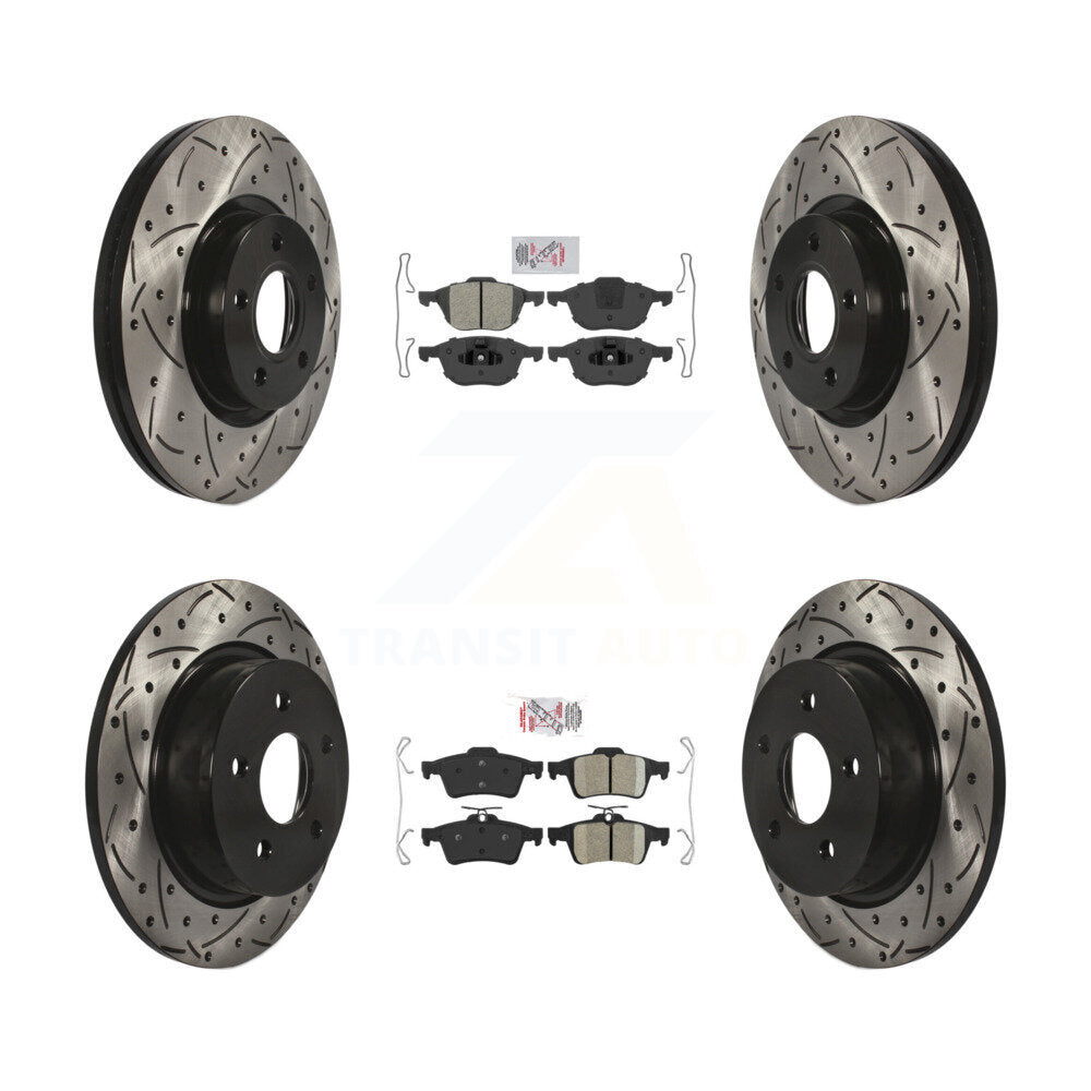 Transit Auto KDA-100956 Disc Brake Kit for 2013-2017 Ford C-Max, Ford Escape - Front and Rear product image