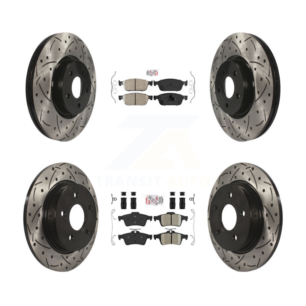 Transit Auto KDA-100962 Disc Brake Kit for 2013-2018 Ford Focus - Front and Rear product image