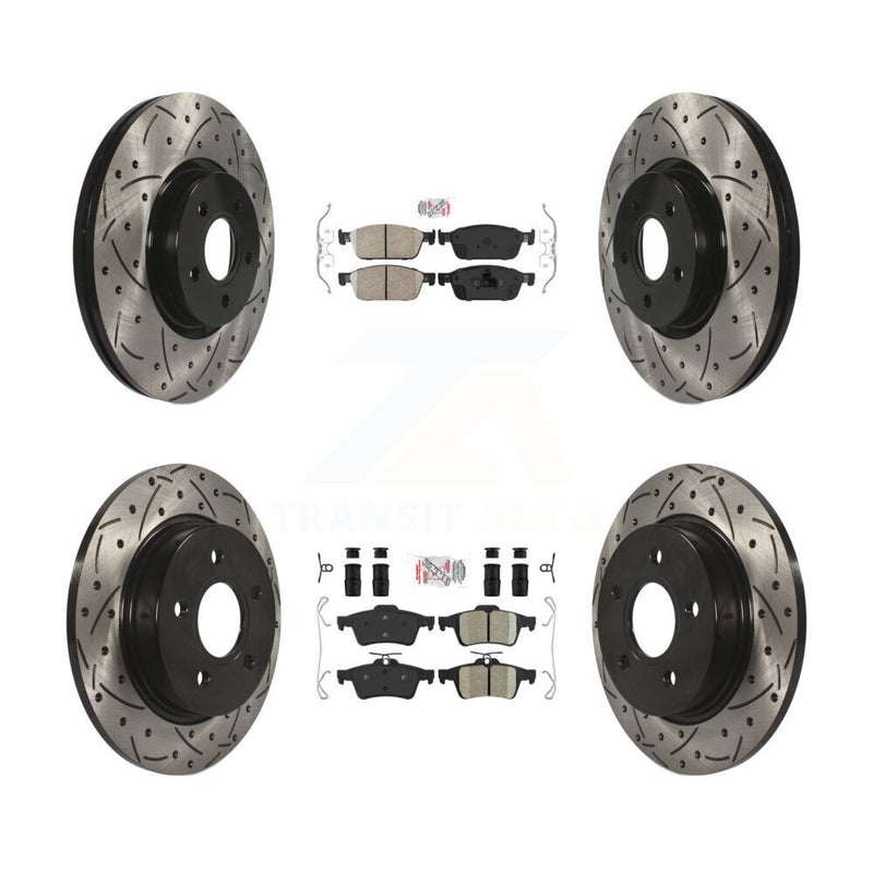Transit Auto KDA-100962 Disc Brake Kit for 2013-2018 Ford Focus - Front and Rear product image