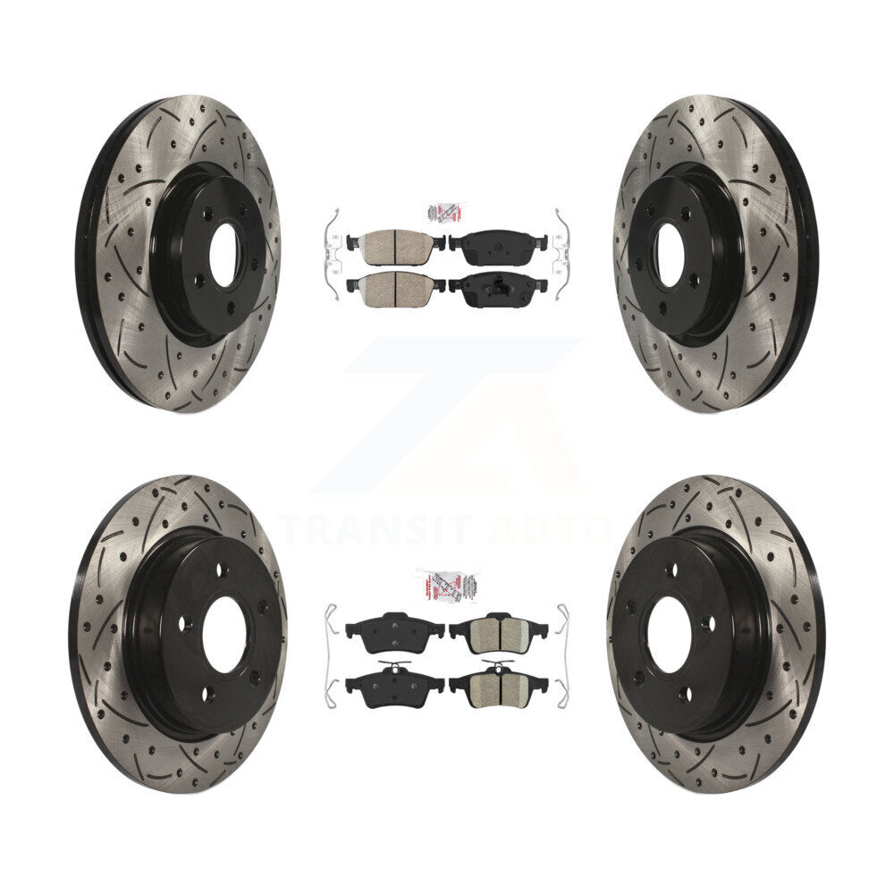 Transit Auto KDA-100963 Disc Brake Kit for 2013-2018 Ford Focus - Front and Rear product image