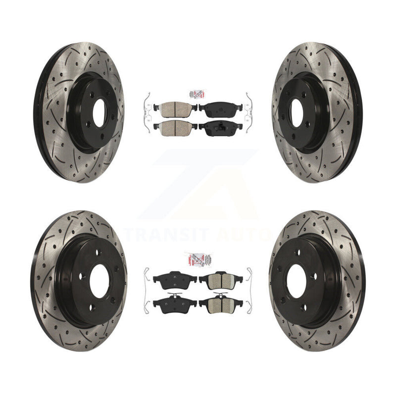Transit Auto KDA-100963 Disc Brake Kit for 2013-2018 Ford Focus - Front and Rear product image