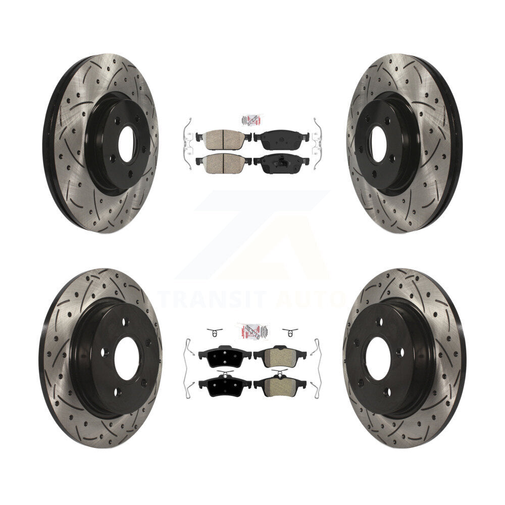 Transit Auto KDA-100964 Disc Brake Kit for 2013-2018 Ford Focus - Front and Rear product image