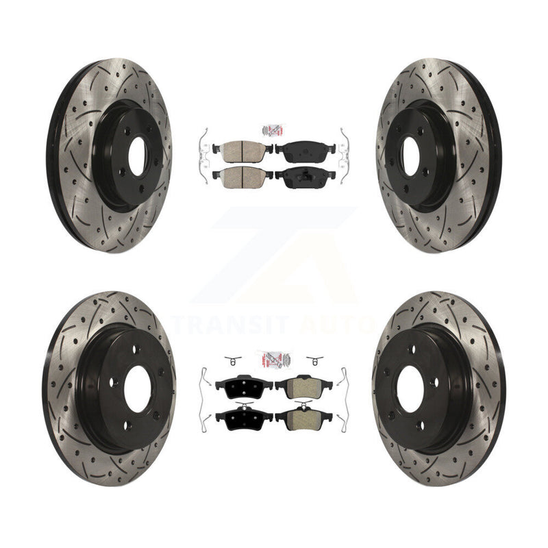 Transit Auto KDA-100964 Disc Brake Kit for 2013-2018 Ford Focus - Front and Rear product image