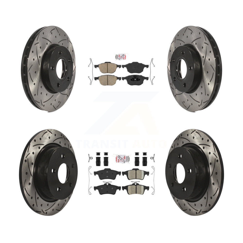 Transit Auto KDA-100965 Disc Brake Kit for 2013-2018 Ford C-Max - Front and Rear product image