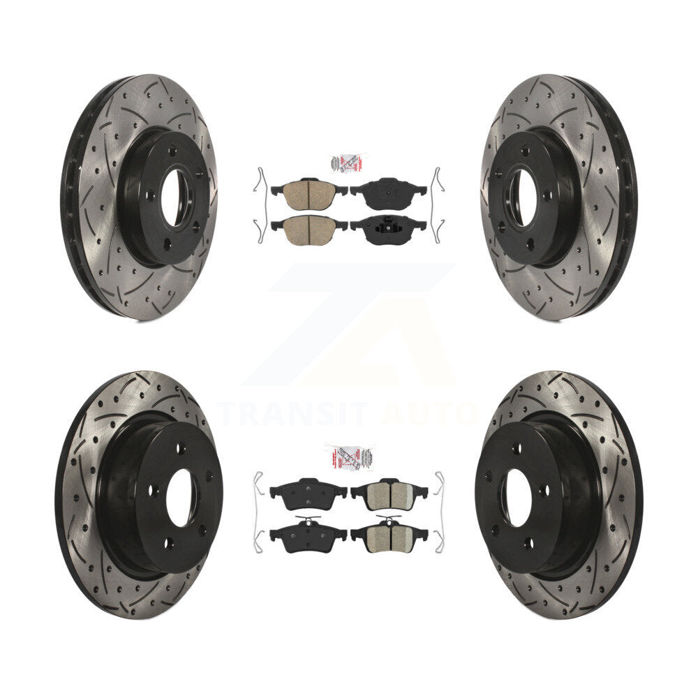Transit Auto KDA-100966 Disc Brake Kit for 2013-2018 Ford C-Max - Front and Rear product image