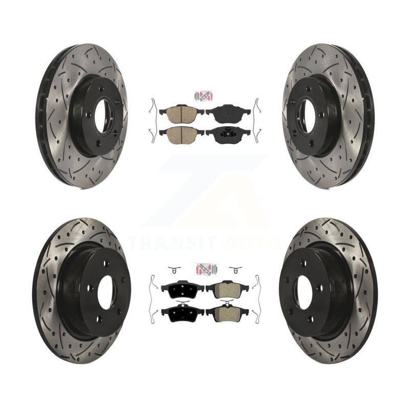 Transit Auto KDA-100967 Disc Brake Kit for 2013-2018 Ford C-Max - Front and Rear product image