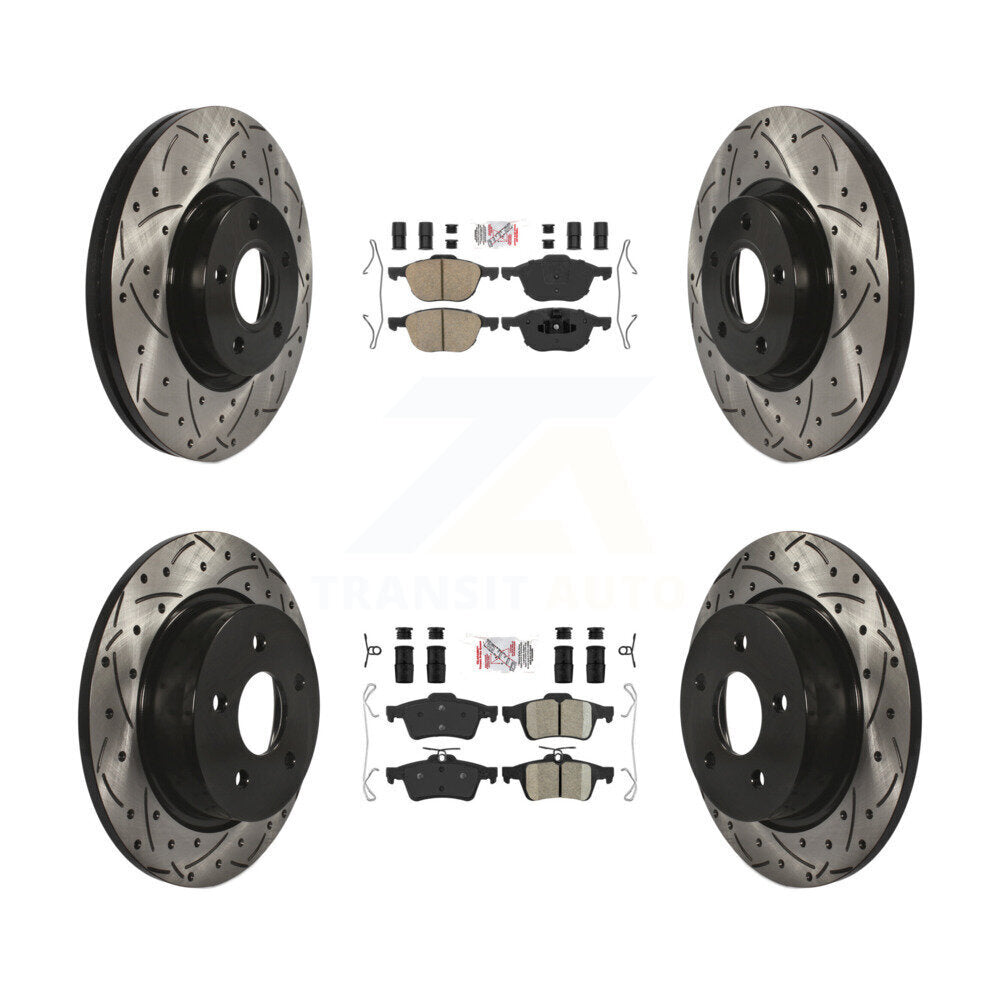 Transit Auto KDA-100968 Disc Brake Kit for 2013-2017 Ford C-Max, Ford Escape - Front and Rear product image