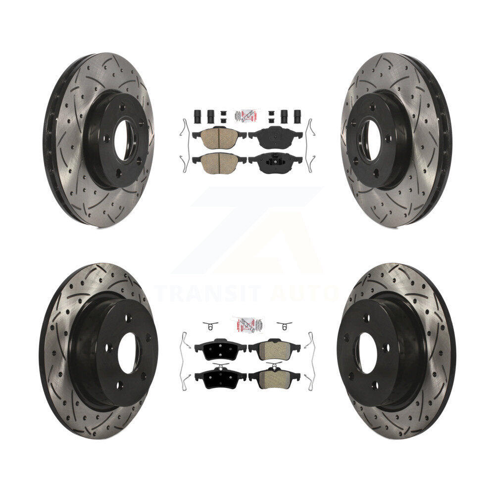 Transit Auto KDA-100973 Disc Brake Kit for 2013-2018 Ford C-Max - Front and Rear product image
