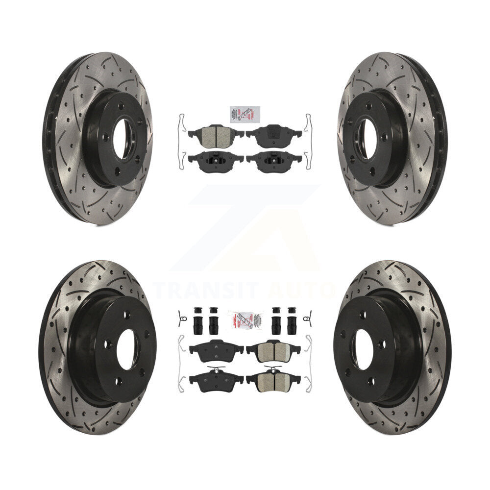 Transit Auto KDA-100974 Disc Brake Kit for 2013-2018 Ford C-Max - Front and Rear product image