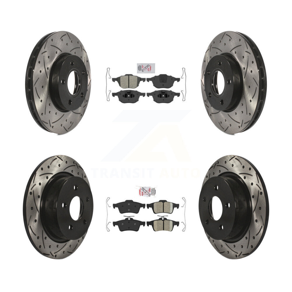 Transit Auto KDA-100975 Disc Brake Kit for 2013-2018 Ford C-Max - Front and Rear product image