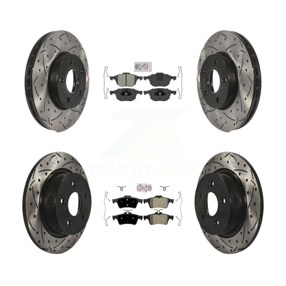 Transit Auto KDA-100976 Disc Brake Kit for 2013-2018 Ford C-Max - Front and Rear product image