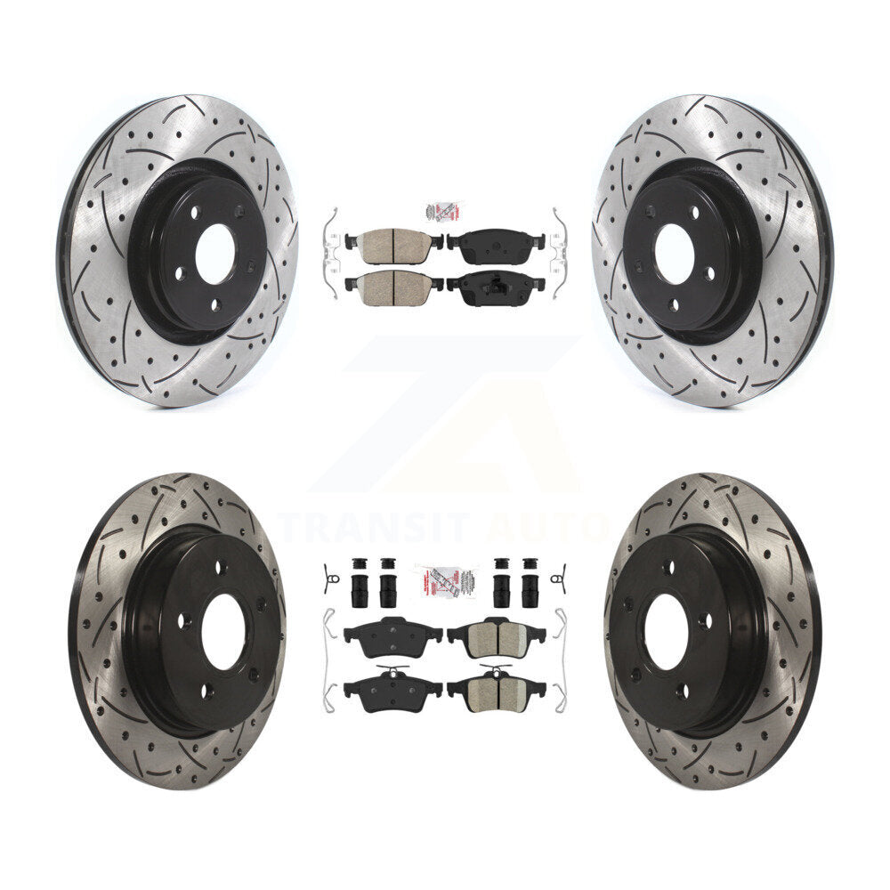 Transit Auto KDA-100977 Disc Brake Kit for 2013-2018 Ford Focus - Front and Rear product image