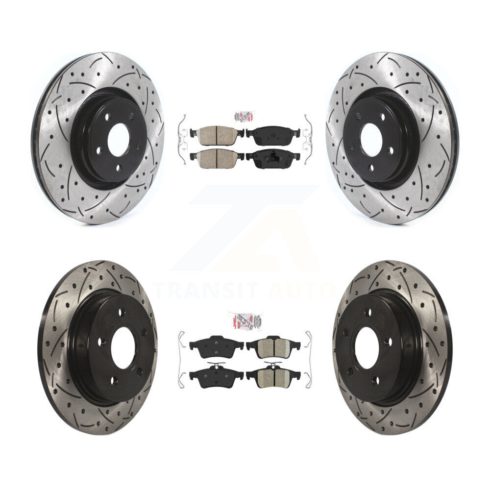 Transit Auto KDA-100978 Disc Brake Kit for 2013-2018 Ford Focus - Front and Rear product image