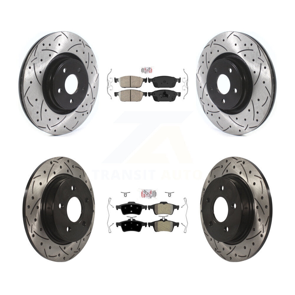 Transit Auto KDA-100979 Disc Brake Kit for 2013-2018 Ford Focus - Front and Rear product image