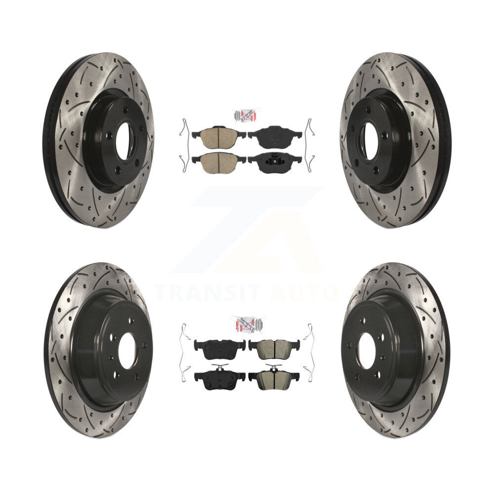 Transit Auto KDA-100984 Disc Brake Kit for 2017-2019 Ford Escape - Front and Rear product image