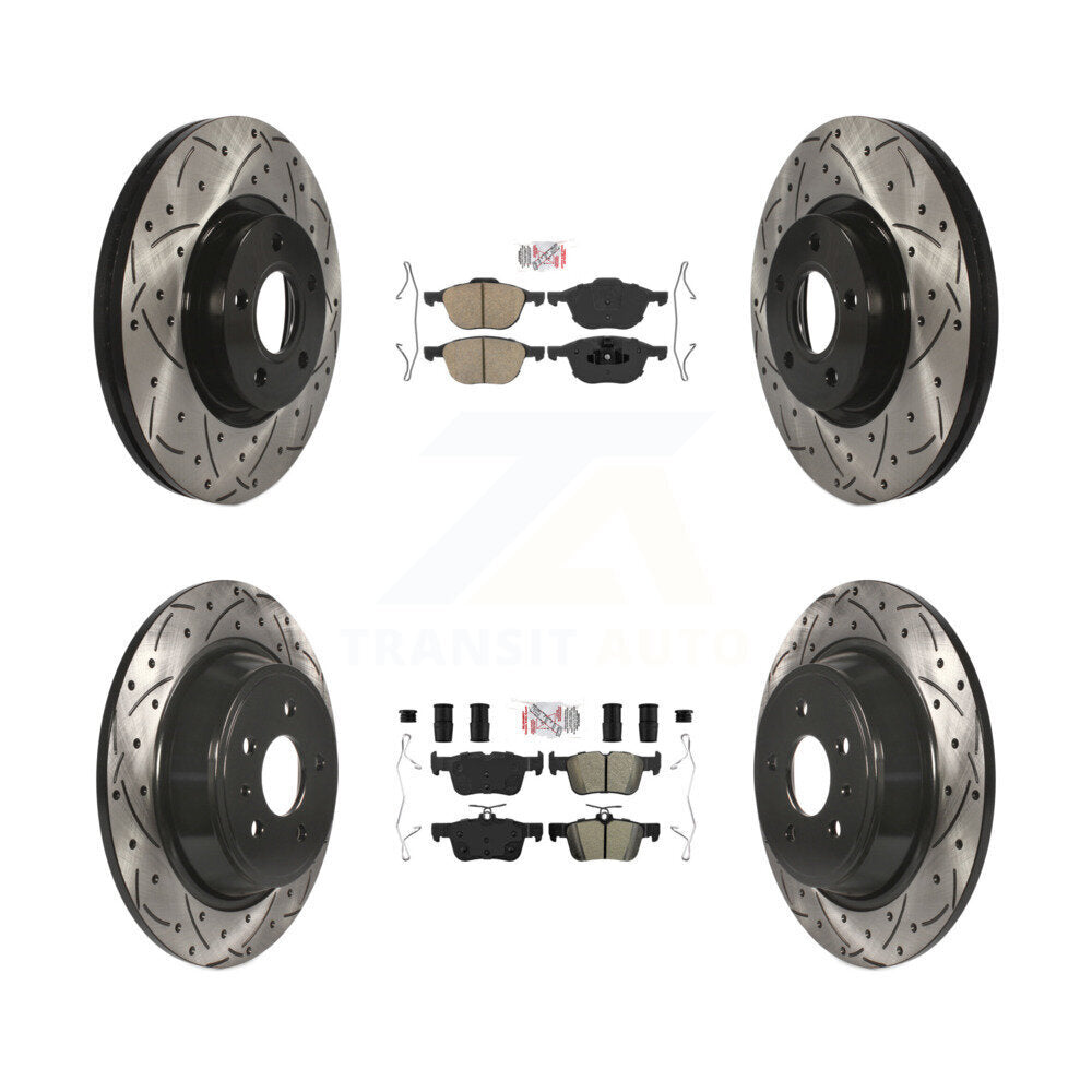 Transit Auto KDA-100986 Disc Brake Kit for 2017-2019 Ford Escape - Front and Rear product image