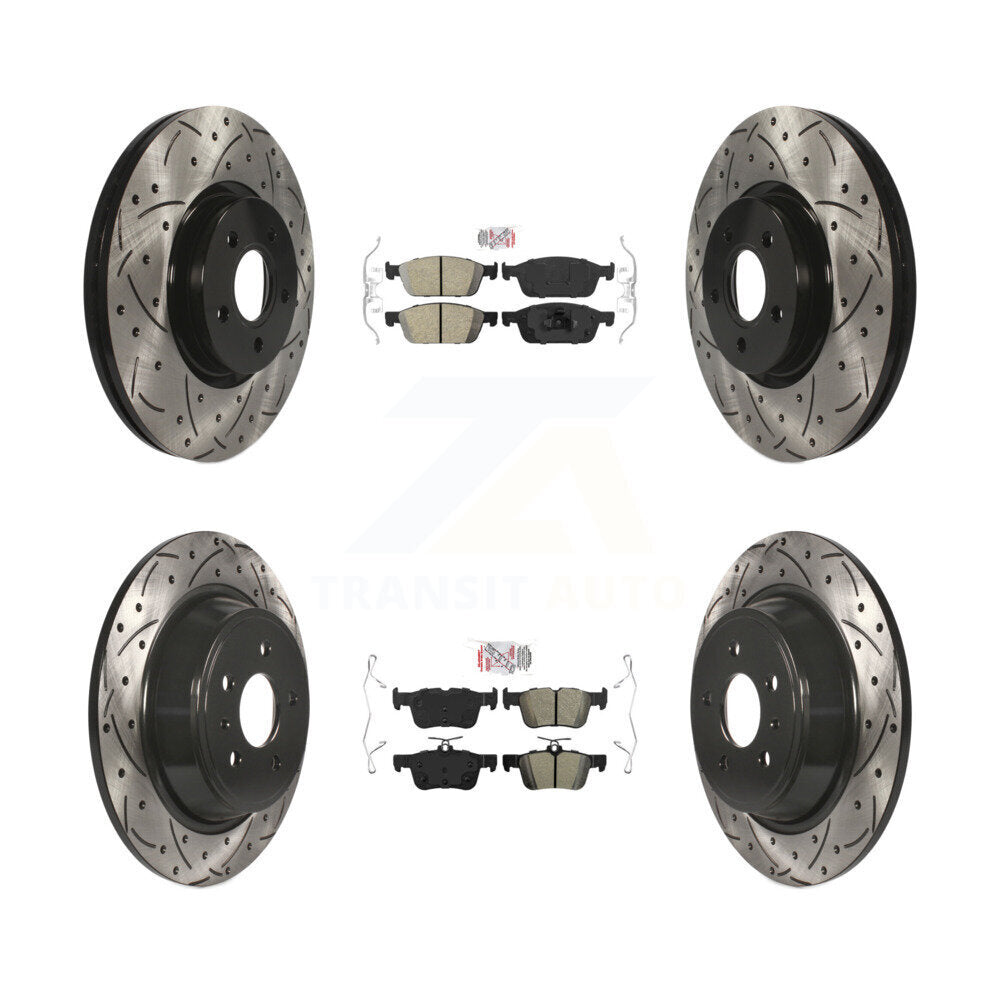 Transit Auto KDA-100987 Disc Brake Kit for 2017-2019 Lincoln MKC, Ford Escape - Front and Rear product image