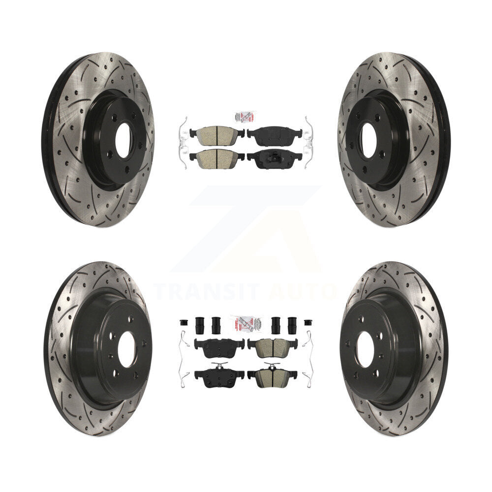Transit Auto KDA-100988 Disc Brake Kit for 2017-2019 Lincoln MKC, Ford Escape - Front and Rear product image