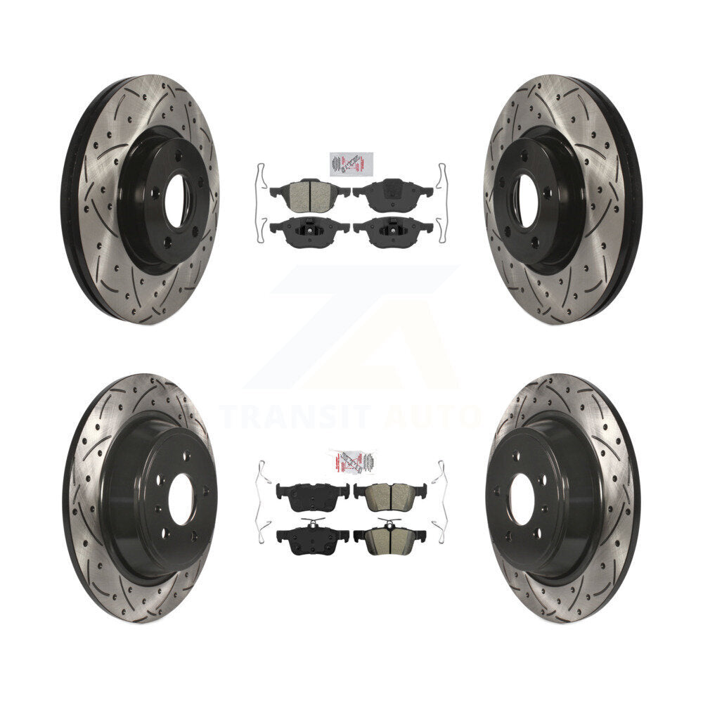 Transit Auto KDA-100990 Disc Brake Kit for 2017-2019 Ford Escape - Front and Rear product image