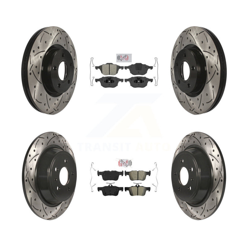 Transit Auto KDA-100990 Disc Brake Kit for 2017-2019 Ford Escape - Front and Rear product image