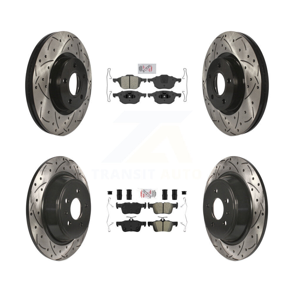 Transit Auto KDA-100992 Disc Brake Kit for 2017-2019 Ford Escape - Front and Rear product image