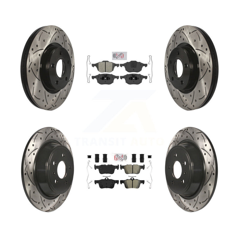 Transit Auto KDA-100992 Disc Brake Kit for 2017-2019 Ford Escape - Front and Rear product image