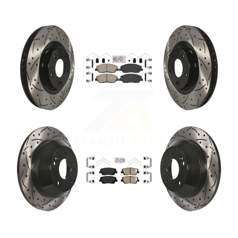 Transit Auto KDA-101000 Disc Brake Kit for 2017-2019 Hyundai Santa Fe, Hyundai Santa Fe XL - Front and Rear product image