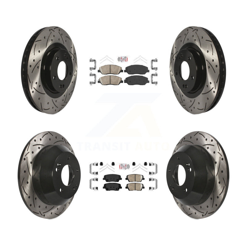 Transit Auto KDA-101001 Disc Brake Kit for 2017-2019 Hyundai Santa Fe, Hyundai Santa Fe XL - Front and Rear product image