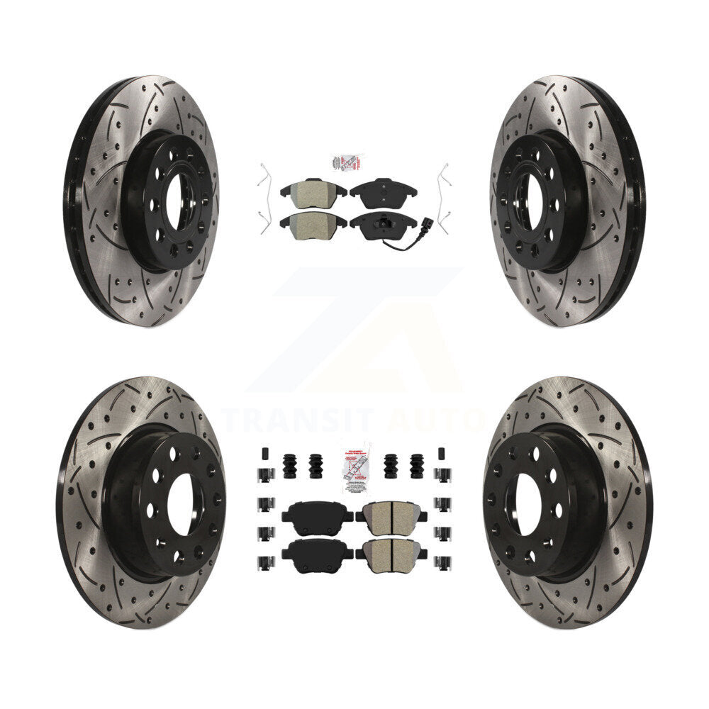 Transit Auto KDA-101005 Disc Brake Kit for 2013-2016 Volkswagen Beetle - Front and Rear product image