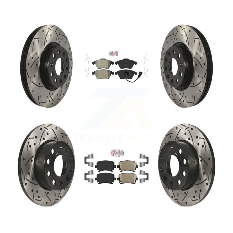 Transit Auto KDA-101013 Disc Brake Kit for 2006-2009 Audi A3, Audi A3 Quattro, Volkswagen Rabbit - Front and Rear product image