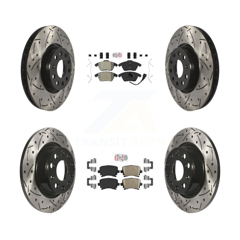 Transit Auto KDA-101015 Disc Brake Kit for 2008-2017 Volkswagen CC, Volkswagen GTI, Volkswagen Passat & more - Front and Rear product image