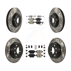 Transit Auto KDA-101025 Disc Brake Kit for 2017-2018 Volkswagen Jetta - Front and Rear product image