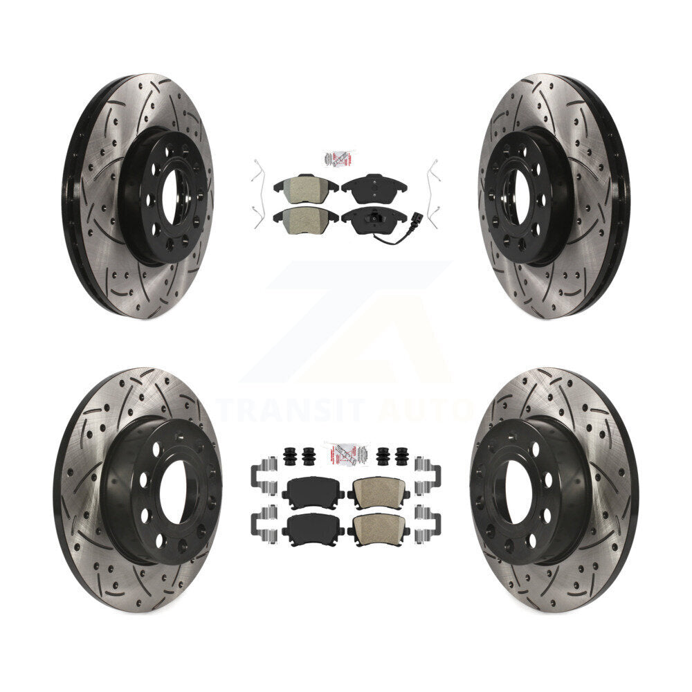 Transit Auto KDA-101036 Disc Brake Kit for 2006-2009 Volkswagen Rabbit - Front and Rear product image