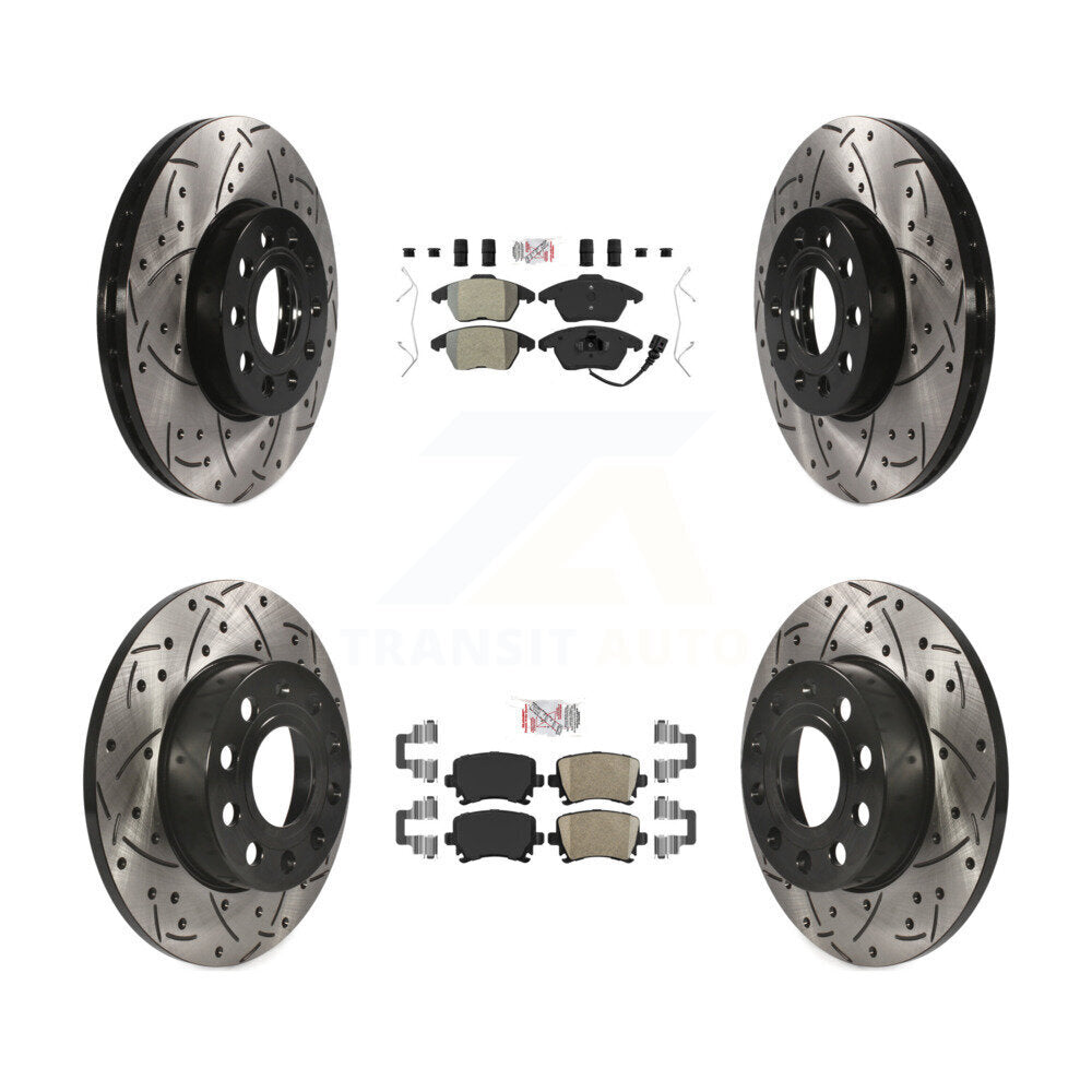 Transit Auto KDA-101037 Disc Brake Kit for 2006-2009 Volkswagen Rabbit - Front and Rear product image