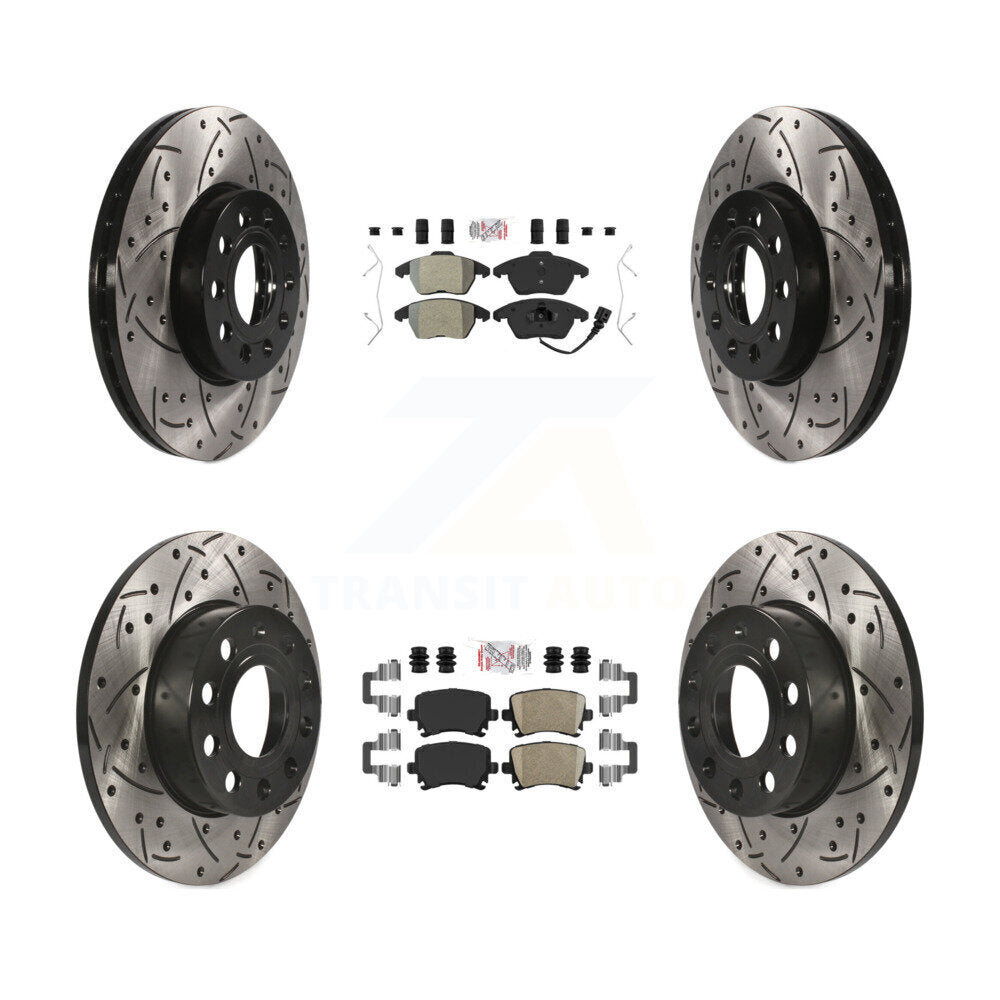 Transit Auto KDA-101038 Disc Brake Kit for 2006-2009 Volkswagen Rabbit - Front and Rear product image