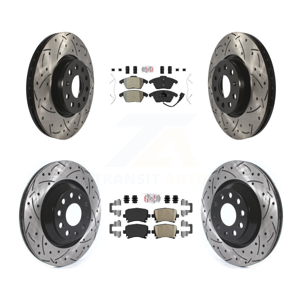 Transit Auto KDA-101042 Disc Brake Kit for 2009-2010 Volkswagen Passat CC - Front and Rear product image