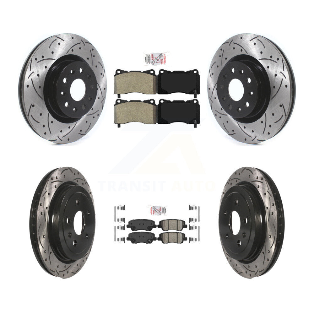 Transit Auto KDA-101054 Disc Brake Kit for 2015 Cadillac CTS - Front and Rear product image