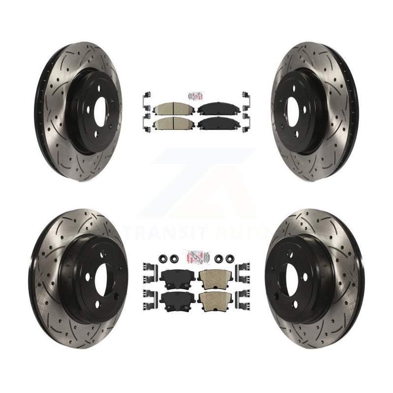 Transit Auto KDA-101056 Disc Brake Kit for 2005-2023 Dodge Challenger, Dodge Charger, Chrysler 300 & more - Front and Rear product image