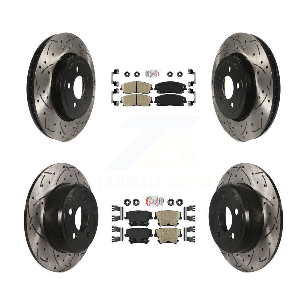 Transit Auto KDA-101058 Disc Brake Kit for 2015-2018 Dodge Charger - Front and Rear product image