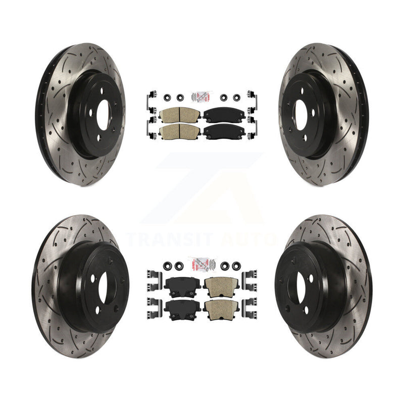 Transit Auto KDA-101058 Disc Brake Kit for 2015-2018 Dodge Charger - Front and Rear product image