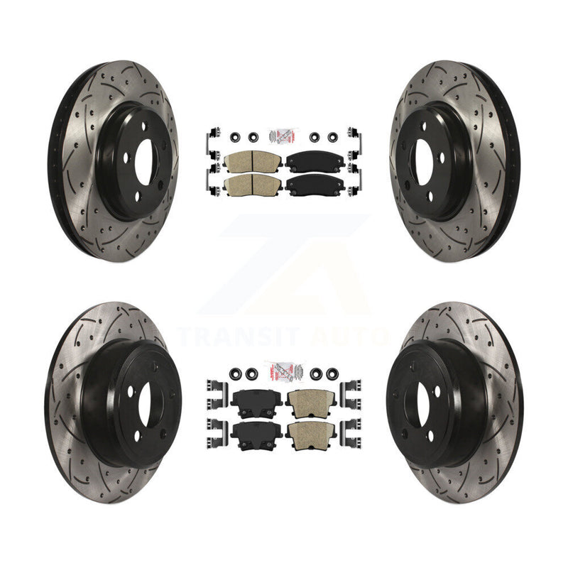 Transit Auto KDA-101059 Disc Brake Kit for 2005-2023 Dodge Charger, Dodge Challenger, Chrysler 300 & more - Front and Rear product image