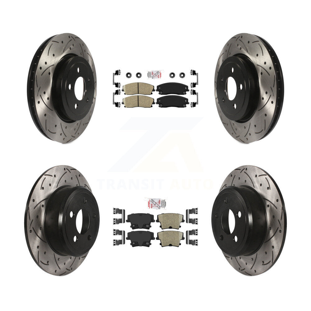 Transit Auto KDA-101060 Disc Brake Kit for 2015-2018 Dodge Charger - Front and Rear product image