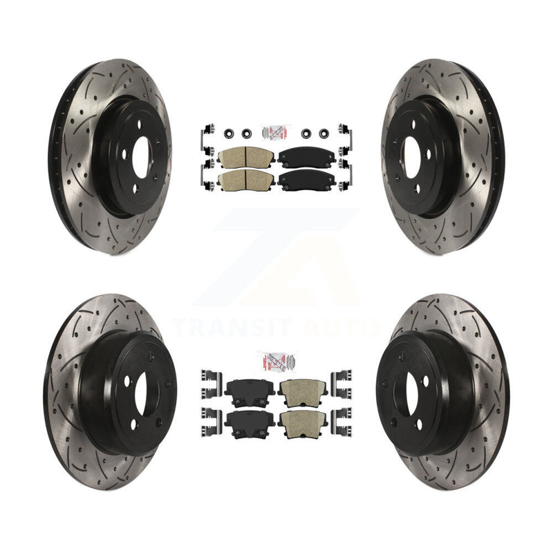 Transit Auto KDA-101060 Disc Brake Kit for 2015-2018 Dodge Charger - Front and Rear product image