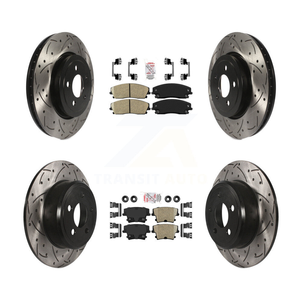 Transit Auto KDA-101062 Disc Brake Kit for 2015-2018 Dodge Charger - Front and Rear product image