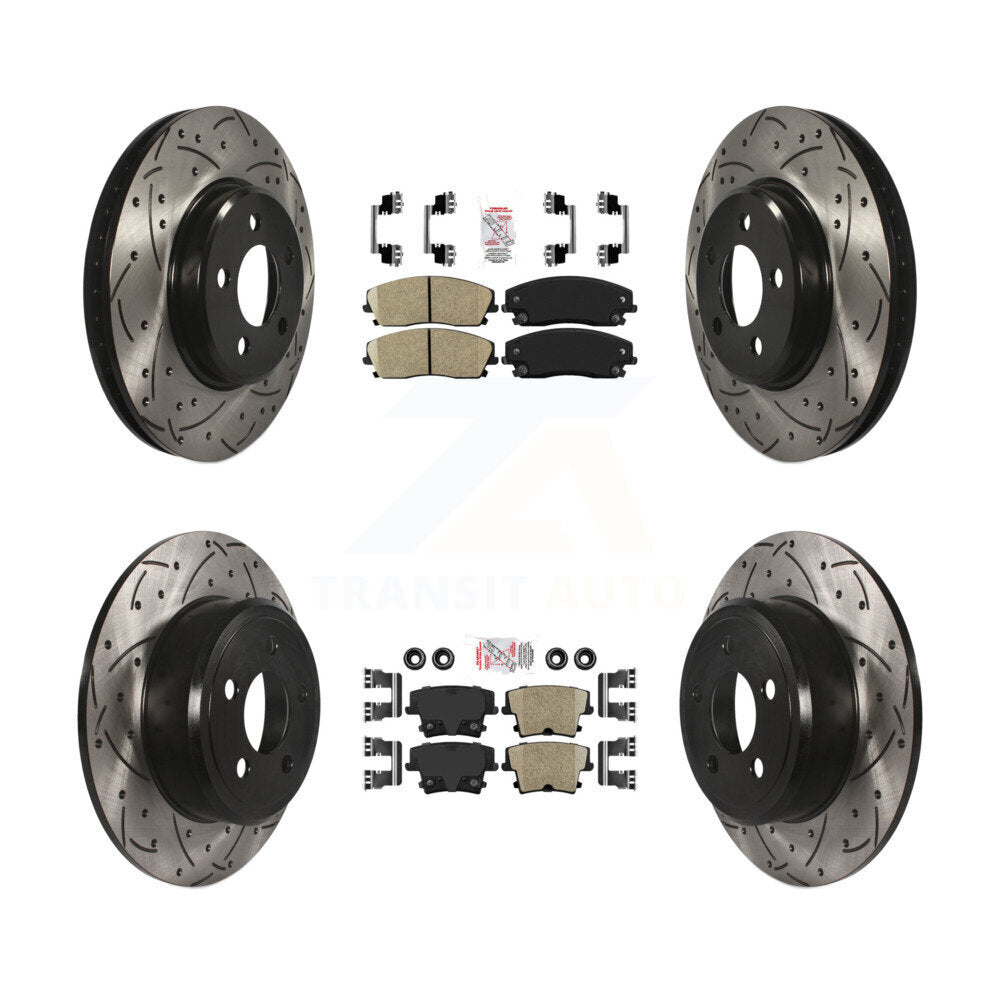 Transit Auto KDA-101063 Disc Brake Kit for 2005-2023 Dodge Charger, Dodge Challenger, Chrysler 300 & more - Front and Rear product image