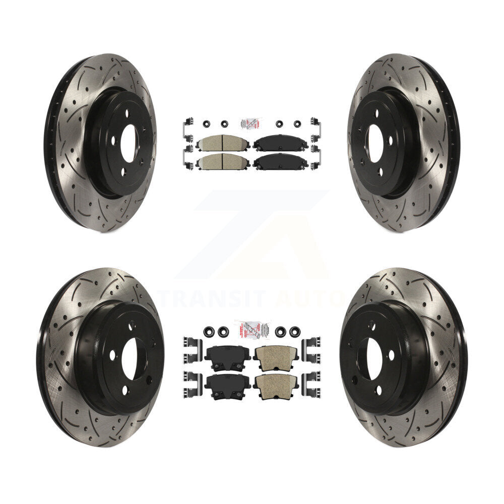Transit Auto KDA-101075 Disc Brake Kit for 2005-2023 Dodge Challenger, Dodge Charger, Chrysler 300 & more - Front and Rear product image